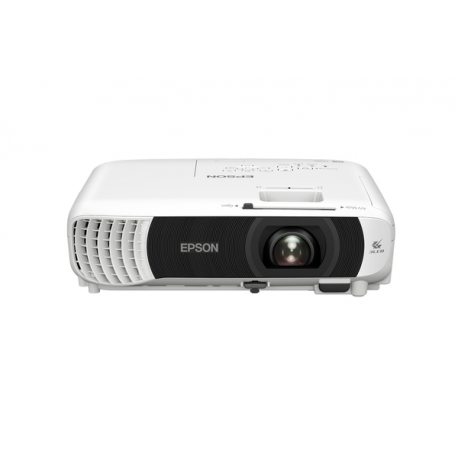 Epson EB-W55 - 3LCD projector - portable - 4000 lumens (white) - 4000 lumens (colour) - WXGA (1280 x 800) - 16:10 - 802.11n wireless / Miracast - white - 0