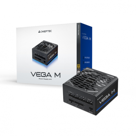 Chieftec VEGA M PPG-850-C - Power supply (internal) - ATX12V 3.1 /  EPS12V - 80 PLUS Gold - AC 100-240 V - 850 Watt - active PFC - 2