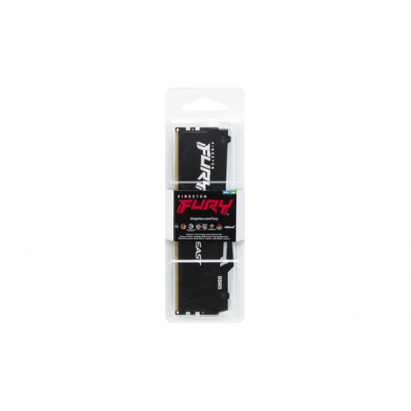 Kingston FURY Beast RGB - DDR5 - module - 32 GB - DIMM 288-pin - 3000 MHz / PC5-48000 - CL36 - 1.25 V - unbuffered - on-die ECC - black - 13