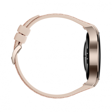 Huawei Watch 5 - 42 mm - 904L stainless steel - smart watch with strap - composite - wrist size: 120-180 mm - display 1.38" - Bluetooth, Wi-Fi 6, LTE - 4G - 51 g - beige - 5