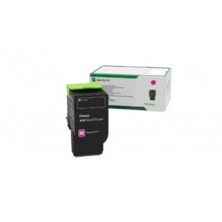 Lexmark - Magenta - original - box - toner cartridge LCCP, LRP - for Lexmark CX833se - 0