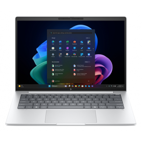 HP EliteBook 8 G1a Notebook Next Gen AI - AMD Ryzen AI 5 - 340  /  up to 4.8 GHz - Win 11 Pro - Radeon 840M - 32 GB RAM - 512 GB SSD NVMe - 13.3" IPS 1920 x 1200 - Wi-Fi 7, Bluetooth - glacier silver - kbd: Pan Nordic - 9