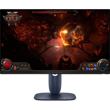 Alienware 27 Gaming Monitor AW2725DM - LED monitor - gaming - 27" - 2560 x 1440 QHD @ 180 Hz - IPS - 400 cd/m² - 1000:1 - DisplayHDR 400 - 1 ms - 2xHDMI, DisplayPort - BTO - with 3 years Basic Hardware Service with Advanced Exchange after remote diagnosis - 1