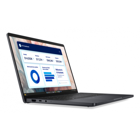 Dell Pro 13 Premium PA13250 - Intel Core Ultra 7 - 268V / up to 5 GHz - Intel Evo vPro Enterprise Platform - Win 11 Pro - Intel Arc Graphics 140V - 32 GB RAM - 512 GB SSD NVMe, TLC, Class 35 - 13.3" IPS touchscreen 2560 x 1600 (QHD+) - Wi-Fi 7 - magnetite - BTS - with 3 Years ProSupport - 9