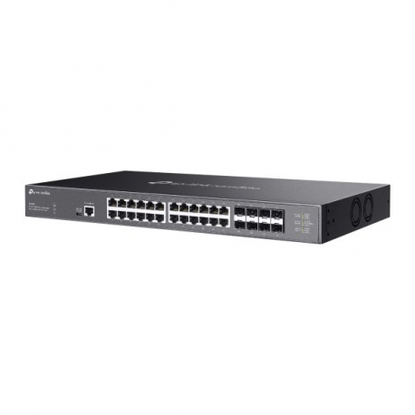 TP-Link Omada SX3832 V1.6 - Switch - L2+ - Managed - 24 x 100 / 1000 / 2.5G / 5G / 10GBase-T + 8 x 10Gb Ethernet SFP+ - rack-mountable - 3