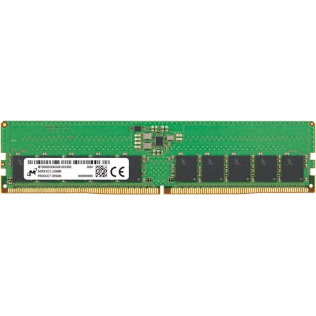 Micron - DDR5 - module - 16 GB - DIMM 288-pin - 5600 MHz / PC5-44800 - CL46 - unbuffered - ECC - 0