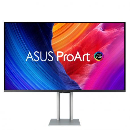 ASUS ProArt OLED PA32UCDM - OLED monitor - 32" (31.5" viewable) - 3840 x 2160 4K UHD (2160p) @ 240 Hz - 1000 cd/m² - 1500000:1 - HDR10 - 0.1 ms - Thunderbolt 4, HDMI - speakers - silver - 13
