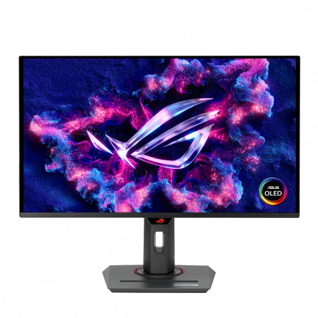 ASUS ROG Strix OLED XG27UCDMG - OLED monitor - gaming - 27" (26.5" viewable) - 3840 x 2160 4K @ 240 Hz - 1000 cd / m² - 1500000:1 - DisplayHDR 400 True Black - 0.03 ms - 2xHDMI, DisplayPort, USB-C - black - 3