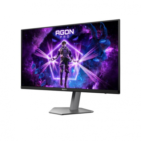 AOC AGON PRO AG276UZD - OLED monitor - gaming - 27" (26.5" viewable) - 3840 x 2160 4K UHD (2160p) @ 160 Hz - 1000 cd / m² - 1500000:1 - DisplayHDR 400 True Black - 0.03 ms - 2xHDMI, DisplayPort, USB-C - speakers - black - 2
