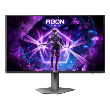 AOC AGON PRO AG276UZD - OLED monitor - gaming - 27" (26.5" viewable) - 3840 x 2160 4K UHD (2160p) @ 160 Hz - 1000 cd / m² - 1500000:1 - DisplayHDR 400 True Black - 0.03 ms - 2xHDMI, DisplayPort, USB-C - speakers - black - 4