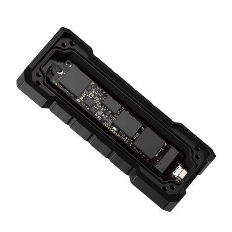 ASUS TUF Gaming A2 - Storage enclosure - M.2 - M.2 NVMe Card - USB 3.2 (Gen 2x2) - black - 11