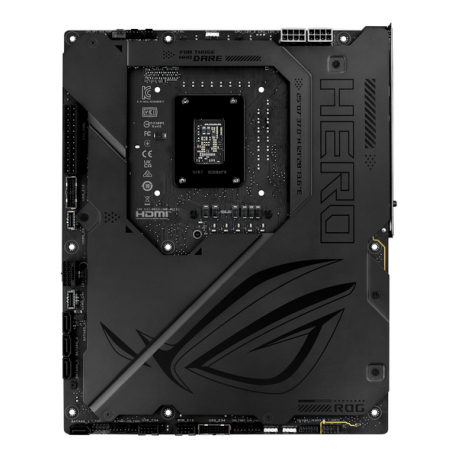 ASUS ROG MAXIMUS Z890 HERO BTF - Motherboard - ATX - LGA1851 Socket - Z890 Chipset - USB4, USB 3.2 Gen 1, USB-C 3.2 Gen2, USB 3.2 Gen 2 - Wi-Fi 7, Bluetooth, 5 Gigabit Ethernet - onboard graphics (CPU required) - HD Audio (8-channel) - 12