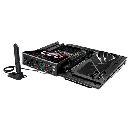 ASUS ROG MAXIMUS Z890 HERO BTF - Motherboard - ATX - LGA1851 Socket - Z890 Chipset - USB4, USB 3.2 Gen 1, USB-C 3.2 Gen2, USB 3.2 Gen 2 - Wi-Fi 7, Bluetooth, 5 Gigabit Ethernet - onboard graphics (CPU required) - HD Audio (8-channel) - 13