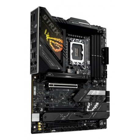 ASUS ROG STRIX Z890-H GAMING WIFI - Motherboard - ATX - LGA1851 Socket - Z890 Chipset - USB 3.2 Gen 1, USB 3.2 Gen 2, USB-C 3.2 Gen 2x2 - Wi-Fi 7, Bluetooth, 5 Gigabit Ethernet - onboard graphics (CPU required) - HD Audio (8-channel) - 2