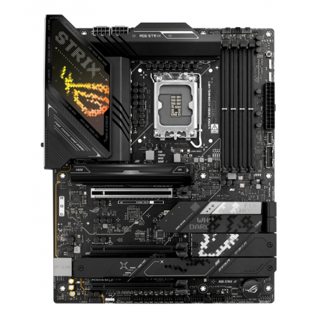 ASUS ROG STRIX Z890-H GAMING WIFI - Motherboard - ATX - LGA1851 Socket - Z890 Chipset - USB 3.2 Gen 1, USB 3.2 Gen 2, USB-C 3.2 Gen 2x2 - Wi-Fi 7, Bluetooth, 5 Gigabit Ethernet - onboard graphics (CPU required) - HD Audio (8-channel) - 8