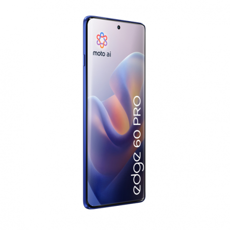 Motorola Edge 60 Pro - 5G smartphone - dual-SIM - RAM 12 GB / Internal Memory 512 GB - pOLED display - 6.7" - 2712 x 1220 pixels (120 Hz) - 3x rear cameras 50 MP, 50 MP, 10 MP - front camera 50 MP - Pantone Dazzling Blue - 10