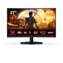 AOC Gaming C27G42E - LED monitor - gaming - curved - 27" - 1920 x 1080 Full HD (1080p) @ 180 Hz - Fast VA - 300 cd / m² - 3000:1 - HDR10 - 0.5 ms - 2xHDMI, DisplayPort - speakers - black, red