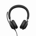 Jabra Evolve2 40 SE MS Stereo - Headset - on-ear - wired - USB-C, USB-A - noise isolating - Certified for Microsoft Teams