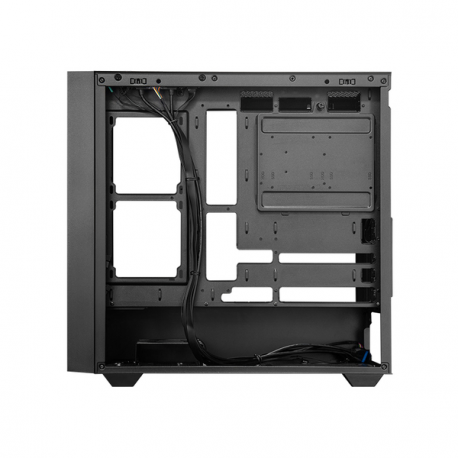 Chieftec Gamer Series Night Hunter - Tower gaming - extended ATX - windowed side panel (tempered glass) - no power supply (ATX) - black - USB / Audio - 3