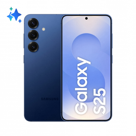 Samsung Galaxy S25 - 5G smartphone - dual-SIM - RAM 12 GB / Internal Memory 512 GB - OLED display - 6.2" - 2340 x 1080 pixels (120 Hz) - 3x rear cameras 50 MP, 12 MP, 10 MP - front camera 12 MP - navy - 0