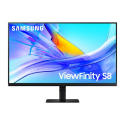 Samsung ViewFinity S8 S32D800UBU - S80UD Series - LED monitor - USB - 32" - 3840 x 2160 UHD @ 60 Hz - IPS - 350 cd/m² - 1000:1 - HDR10 - 5 ms - HDMI, DisplayPort, USB-C - black