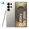 Samsung Galaxy S25 Ultra - 5G smartphone - dual-SIM - RAM 12 GB / Internal Memory 512 GB - OLED display - 6.9" - 3120 x 1440 pixels (120 Hz) - 4x rear cameras 200 MP, 50 MP, 50 MP, 10 MP - front camera 12 MP - titanium grey