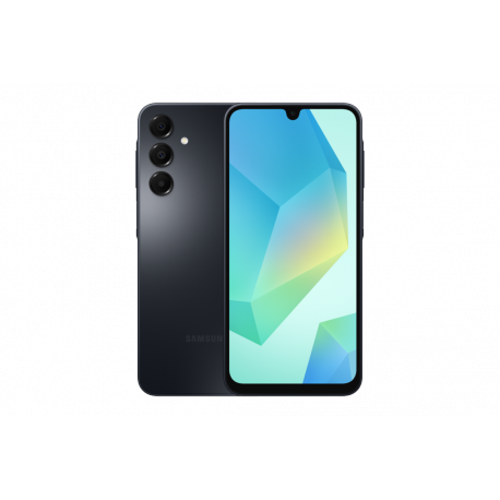Samsung Galaxy A16 - 4G smartphone - dual-SIM - RAM 4 GB  /  Internal Memory 128 GB - microSD slot - OLED display - 6.7" - 2340 x 1080 pixels (90 Hz) - 3x rear cameras 50 MP, 5 MP, 2 MP - front camera 13 MP - black - 0