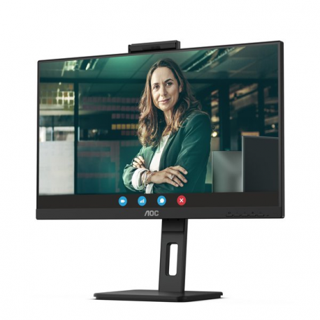 AOC Pro-line Q27P3CW - LED monitor - 27" - 2560 x 1440 QHD @ 75 Hz - IPS - 350 cd / m² - 1000:1 - 4 ms - 2xHDMI, DisplayPort, USB-C - speakers - black - 6