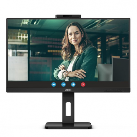 AOC Pro-line Q27P3CW - LED monitor - 27" - 2560 x 1440 QHD @ 75 Hz - IPS - 350 cd / m² - 1000:1 - 4 ms - 2xHDMI, DisplayPort, USB-C - speakers - black - 9