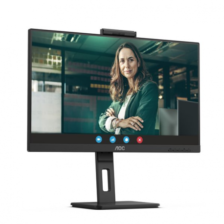 AOC Pro-line Q27P3CW - LED monitor - 27" - 2560 x 1440 QHD @ 75 Hz - IPS - 350 cd / m² - 1000:1 - 4 ms - 2xHDMI, DisplayPort, USB-C - speakers - black - 11