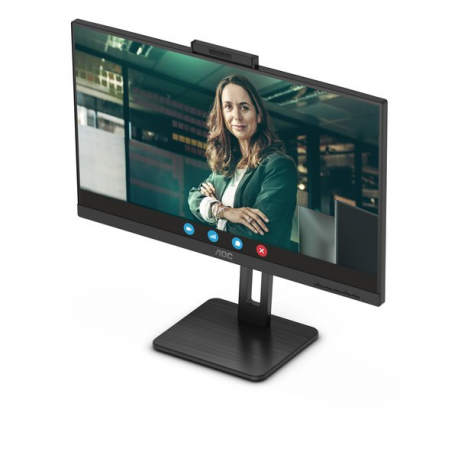AOC Pro-line Q27P3CW - LED monitor - 27" - 2560 x 1440 QHD @ 75 Hz - IPS - 350 cd / m² - 1000:1 - 4 ms - 2xHDMI, DisplayPort, USB-C - speakers - black - 14