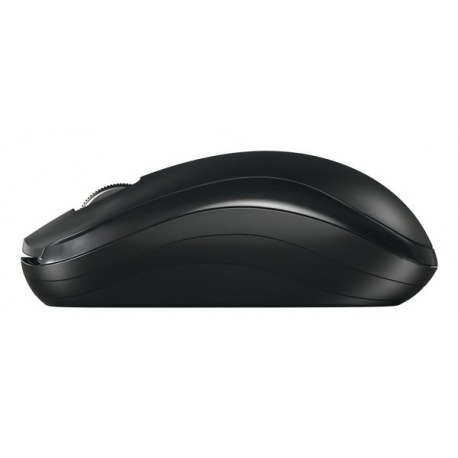 CHERRY MW 2200 - Mouse - ergonomic - right and left-handed - optical - 3 buttons - wireless - 2.4 GHz - USB wireless receiver - black - 2