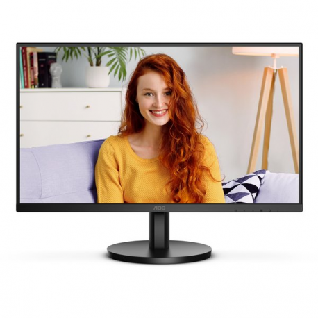 AOC U27B3A - LED monitor - 27" - 3840 x 2160 4K UHD (2160p) @ 60 Hz - IPS - 350 cd / m² - 1000:1 - HDR10 - 4 ms - 2xHDMI, DisplayPort - speakers - black - 1