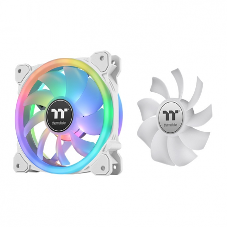 Thermaltake SWAFAN 12 RGB - Premium Edition - case fan - 120 mm - white (pack of 3) - 0