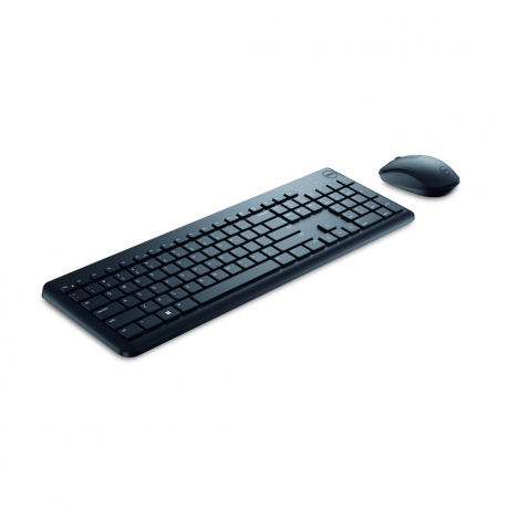 Dell Wireless Keyboard and Mouse KM3322W - Keyboard and mouse set - wireless - 2.4 GHz - QWERTY - International English - black - with 3 years Next Business Day Advanced Exchange Service - 2