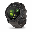 Garmin Instinct 3 AMOLED - 50 mm - black fibre-reinforced polymer - Yes smart watch with band - silicone - charcoal - display 1.3" - 4 GB - Bluetooth, ANT+ - 59 g