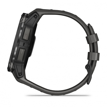 Garmin Instinct 3 AMOLED - 50 mm - black fibre-reinforced polymer - Yes smart watch with band - silicone - charcoal - display 1.3" - 4 GB - Bluetooth, ANT+ - 59 g - 5