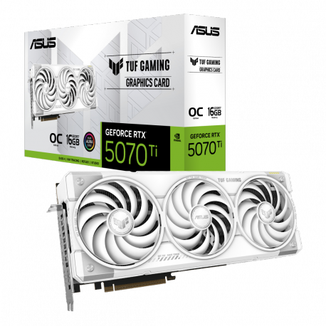 VGA PCIE16 RTX5070TI 16GB/RTX5070TI-O16G-WHITE-GAM ASUS - 8