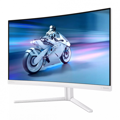 Philips Evnia 5000 27M2C5501 - LED monitor - gaming - curved - 27" - 2560 x 1440 QHD @ 180 Hz - Fast VA - 5000:1 - HDR10 - 0.5 ms - 2xHDMI, DisplayPort - white - 8