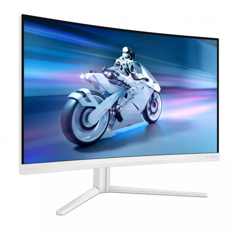 Philips Evnia 5000 27M2C5501 - LED monitor - gaming - curved - 27" - 2560 x 1440 QHD @ 180 Hz - Fast VA - 5000:1 - HDR10 - 0.5 ms - 2xHDMI, DisplayPort - white - 10