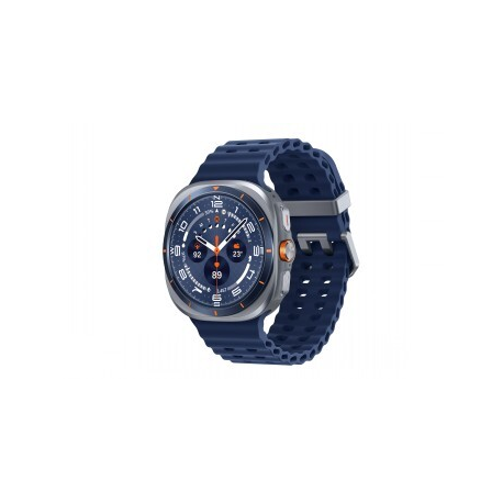 Samsung Galaxy Watch Ultra - 47 mm - titanium blue - smart watch with marine band - rubber - blue - band size: S / M / L - display 1.5" - 64 GB - LTE, NFC, Bluetooth, Wi-Fi - 4G - 60.5 g - 0