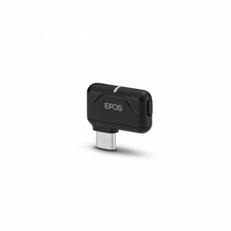 EPOS ADAPT 660 - Headset - full size - Bluetooth - wireless, wired - active noise cancelling - USB-C via Bluetooth adapter, 3.5 mm jack - black - Certified for Microsoft Teams, Zoom Certified, Google Meet Certified, Cisco Webex Certified, Alcatel-Lucent Certified, Mitel Certified, Swyx Certified, Unify Certified, Works With Chromebook Certified, Amazon Chime Certified - 4