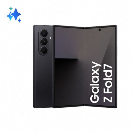 Samsung Galaxy Z Fold7 - 5G smartphone - dual-SIM - RAM 12 GB  /  Internal Memory 512 GB - OLED display - 8" - 8" - 2184 x 1968 pixels 2184 x 1968 pixels (120 Hz) - 3x rear cameras 200 MP, 12 MP, 10 MP - 2x front cameras 10 MP, 10 MP - jet black - 9