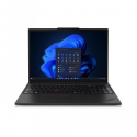 Lenovo ThinkPad T16 Gen 4 21QE - 180-degree hinge design - Intel Core Ultra 5 - 225U / up to 4.8 GHz - Win 11 Pro - Intel Graphics - 16 GB RAM - 512 GB SSD TCG Opal Encryption 2, NVMe - 16" IPS 1920 x 1200 - Gigabit Ethernet - Wi-Fi 6E, Bluetooth - black - kbd: Nordic - with 3 Years Lenovo Premier Support, CO2 Offset 0.5 ton (2nd Gen)