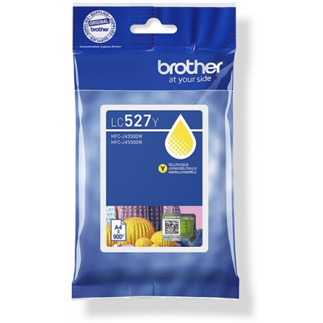 Brother LC527Y - Yellow - original - pillow pack - ink cartridge - for Brother MFC-J4350DW, MFC-J4550DW - 0
