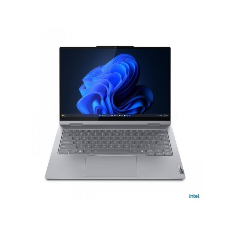Lenovo ThinkBook 14 2-in-1 G5 IAU 21SQ - Flip design - Intel Core Ultra 7 - 255U  /  up to 5.2 GHz - Win 11 Pro - Intel Graphics - 32 GB RAM - 512 GB SSD NVMe - 14" IPS touchscreen 1920 x 1200 - Wi-Fi 6E, Bluetooth - luna grey - kbd: Nordic (Danish / Finnish / Norwegian / Swedish) - with 2 Years Lenovo Depot Support, CO2 Offset 0.5 ton (2nd Gen) - 0
