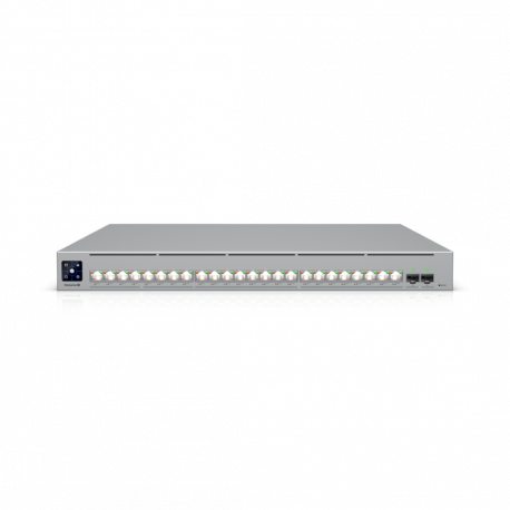 Ubiquiti UniFi Enterprise Campus 24 PoE - Switch - L3 - Managed - 8 x 2.5GBase-T + 16 x 10Gb Ethernet + 2 x 25 Gigabit SFP28 - rack-mountable - PoE Class 4 (1050 W) - for P / N: UACC-AOC-SFP28-5M - 0