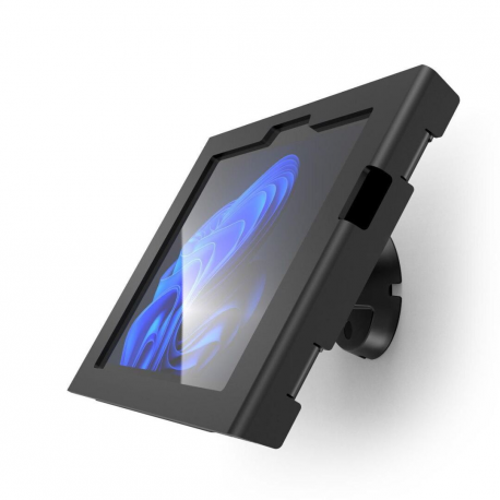Compulocks Surface GO 1-4 Gen Apex Enclosure Tilting Wall Mount - Mounting kit (enclosure) - exposed front / back camera and sensors, tilting - for tablet - lockable - black - wall-mountable - 0