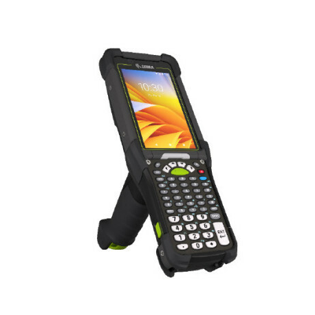 Zebra MC9450 - Data collection terminal - rugged - Android - 128 GB - 4.3" colour (800 x 480) - rear camera + front camera - barcode reader - (2D imager) - USB host - microSD slot - Wi-Fi 6E, Bluetooth, NFC - LTE - TAA Compliant - 0