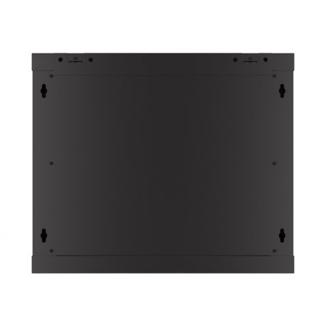 Lanberg WF01 Series - Rack cabinet - 600 x 450, with perforated door, flat pack - wall mountable - black, RAL 9004 - 9U - 19" - 2